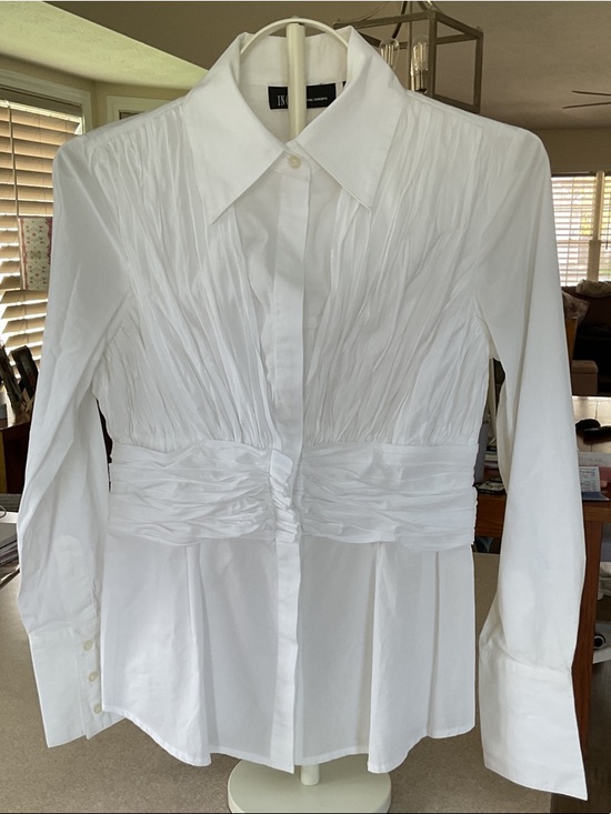INC International Concepts Tops - INC International Concepts White Collared Button Shirt